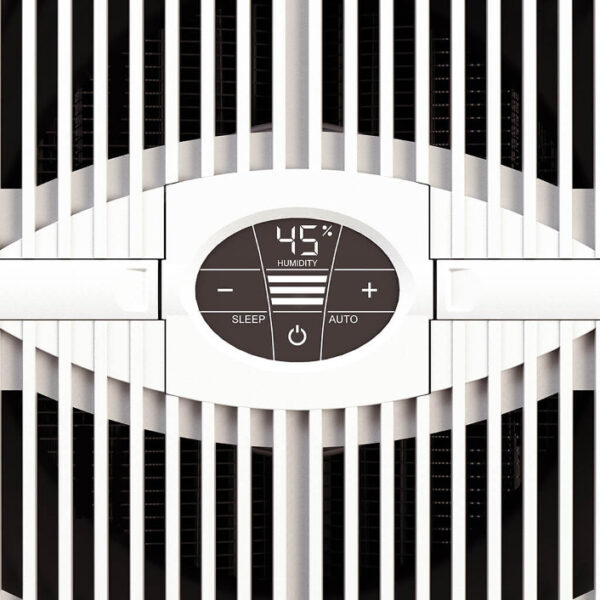 Panel sterowania w oczyszczaczu z nawilżaczem Venta LW-25 w kolorze białym