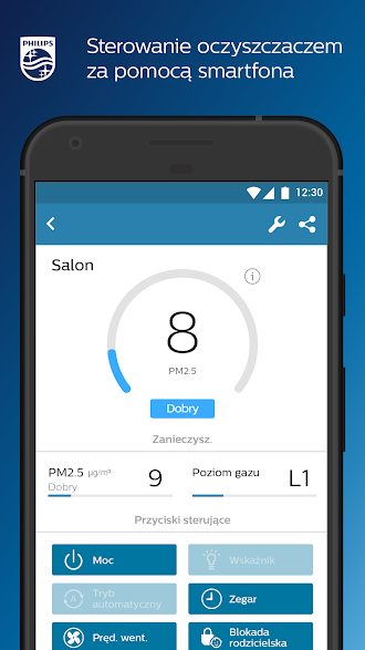 clean home plus aplikacja sterowanie