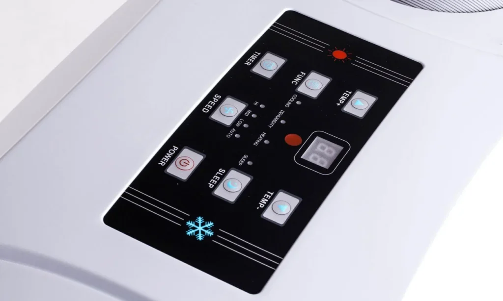 Panel sterowania klimatyzatora przenośnego Ravanson KY-12000