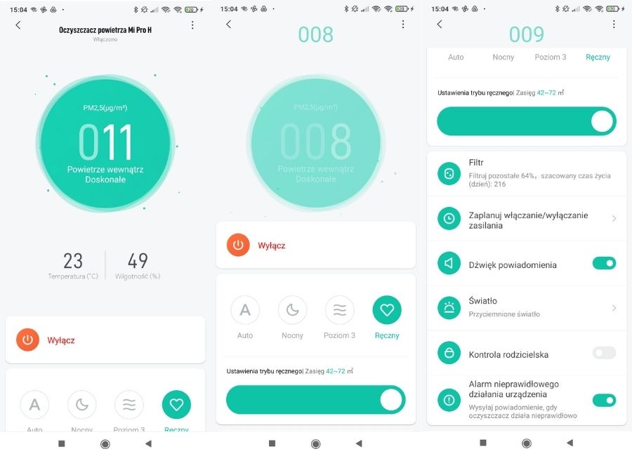 Aplikacja mobilna Xiaomi Mi Home do Xiaomi AP Pro H