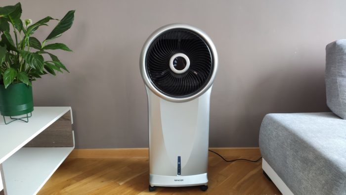 Klimatyzer ewaporacyjny Sencor SFN 9011 SL widok z przodu