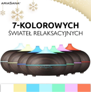 Ultradźwiękowy nawilżacz Ariasana 7 kolorów podświetlenia