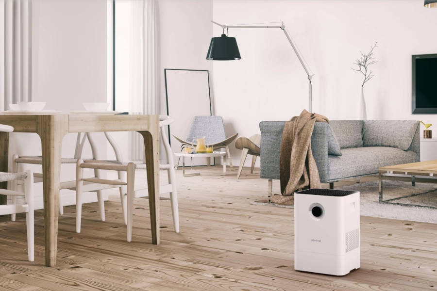Oczyszczacz powietrza Boneco W200 w pokoju