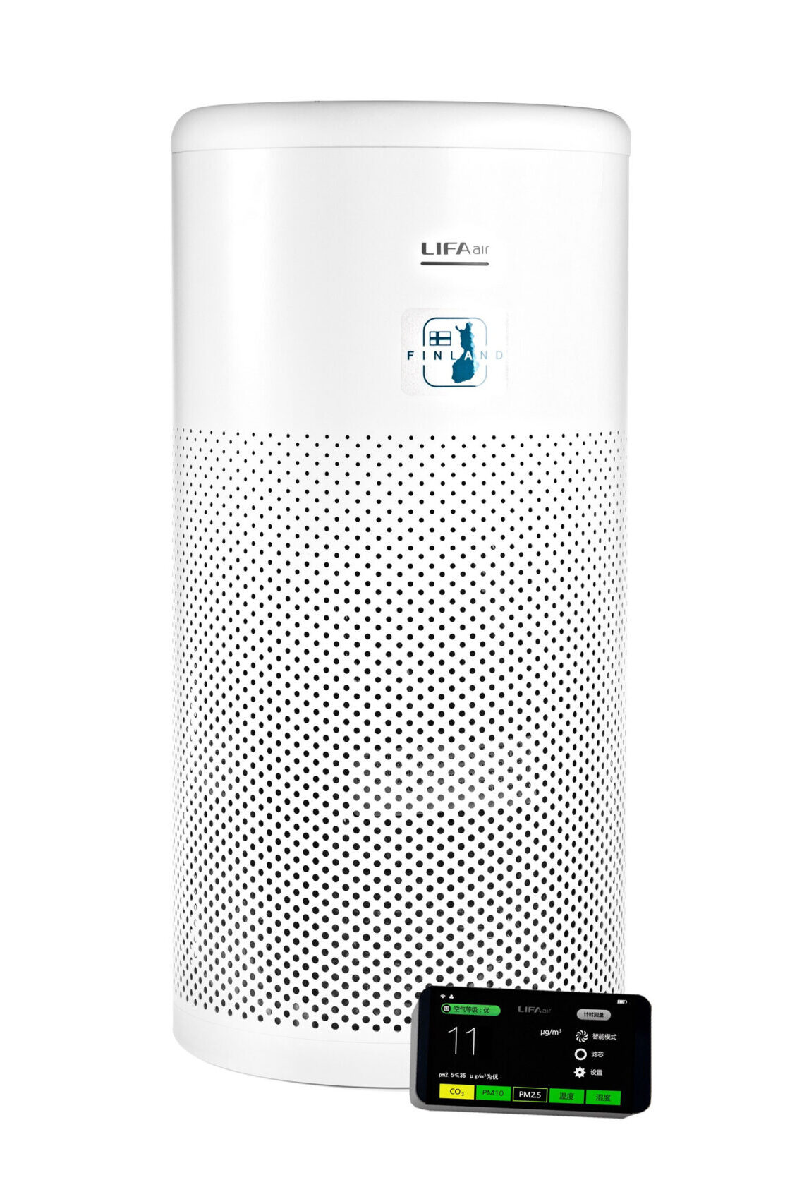 LIFAair LA350 ze stacją lam01a z przodu