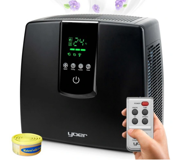 Yoer Pure Spot czarny przód