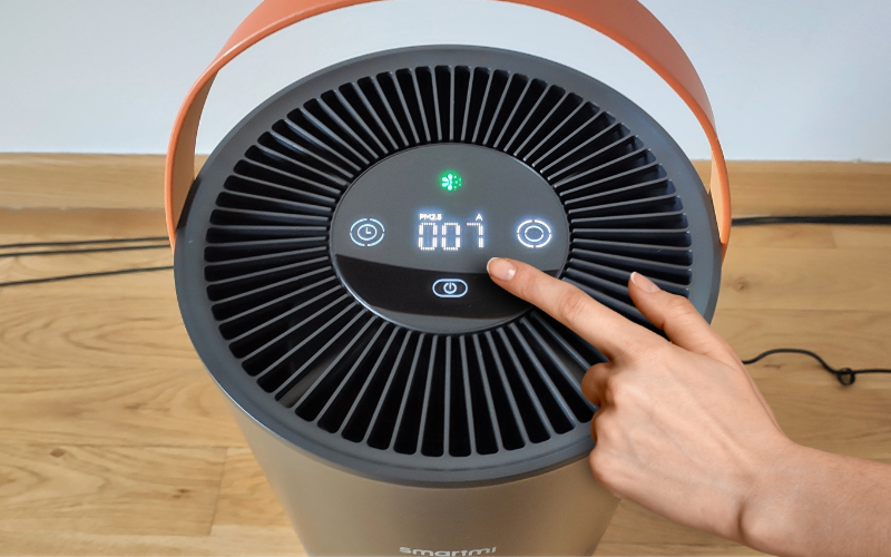 Wyświetlacz oczyszczacza powietrza