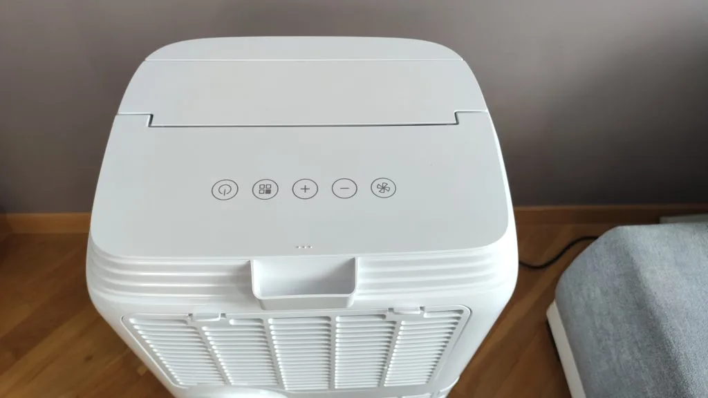 Klimatyzator przenośny Blaupunkt Moby Blue S 1111 E -panel sterowania