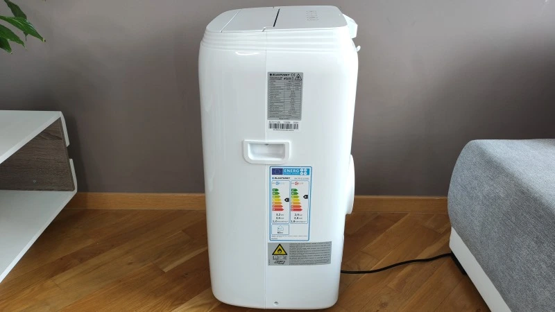 Klimatyzator przenośny Blaupunkt-Moby Blue s 1111E bokiem