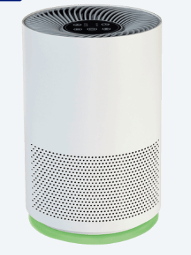 Oczyszczacz powietrza z Aldi z przodu biały kolor
