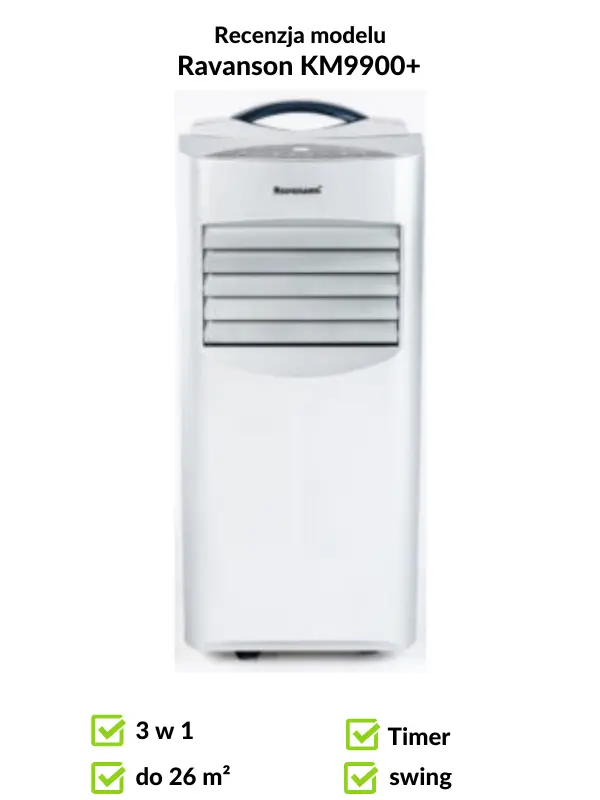 Ravanson KM9900+ - recenzja klimatyzatora