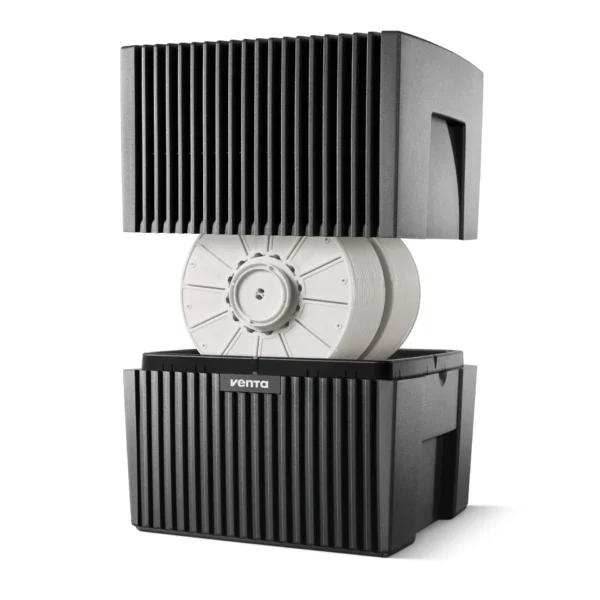 Obrotowe dyski w oczyszczaczu wodnym Venta LW-15