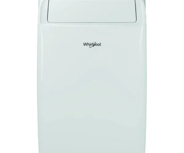 Klimatyzator przenośny Whirlpool PACF212CO przód ranking. Materiały producenta Whirlpool.