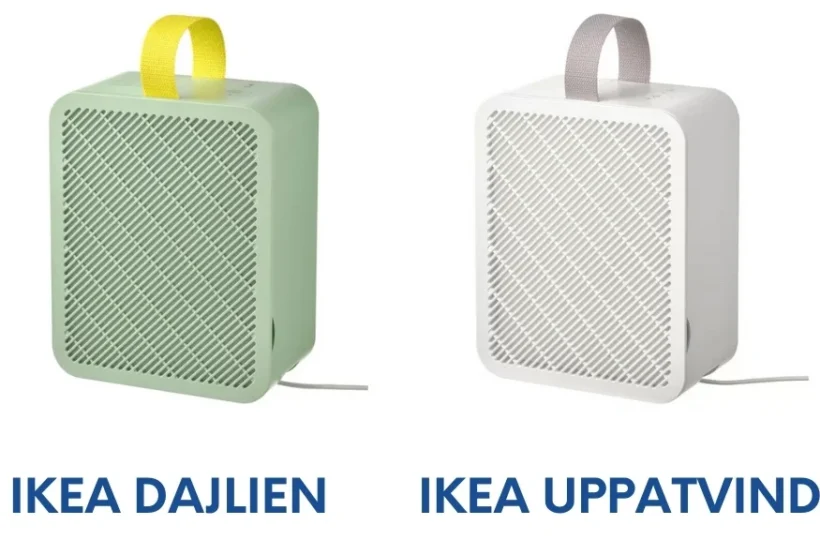 Ikea Dajlien i Uppatvind zestawienie