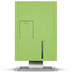 Nawilżacz powietrza Stadler Form Oskar Little Limonkowy widoczny od boku