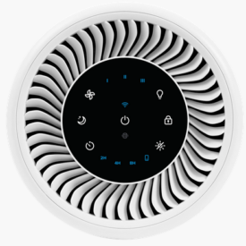 Levoit Core 200S z góry wiyświetlacz