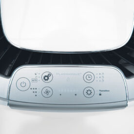 Wylot powietrza i panel sterujący w oczyszczaczu powietrza Ideal