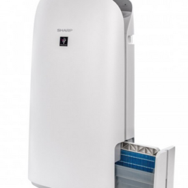 Sharp UA-KCP100E-W przód bok zbiornik na wodę