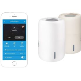 Klarta Humea WiFi beige i white aplikacja mobilna