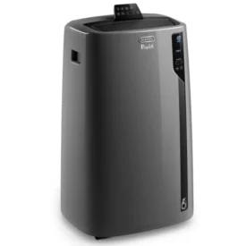 Klimatyzator Delonghi PAC EL112 CST ustawiony bokiem