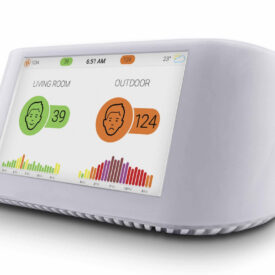 Stacja jakości powietrza Air Visual Node bokiem