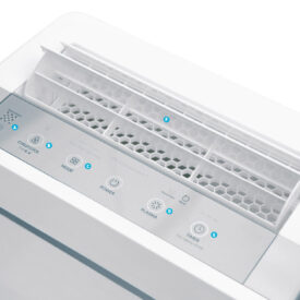 Panel i wylot powietrza w oczyszczaczu Ideal