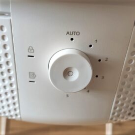 Regulacja prędkości pracy oczyszczacza Ikea Starkvind pokrętło