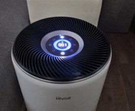 levoit 400s wyświetlacz w nocy