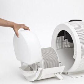 Nawilżacz powietrza Stylies Aquarius w kolorze białym, wnętrze