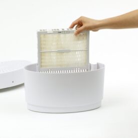 Ręka trzyma filtr do nawilżacza Carina Stylies