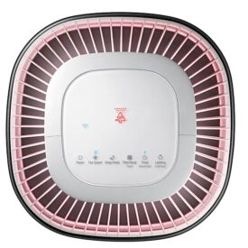 Oczyszczacz powietrza AX40M3030WM na białym tle, widok od góry.